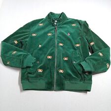 Polo Ralph Lauren Corduroy Jacket Medium green Embroidered Fox retro designer