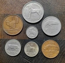 IRELAND EIRE 7 COIN SET