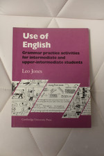 English study book use of English by Leo Jones upper intermediate. TEFL