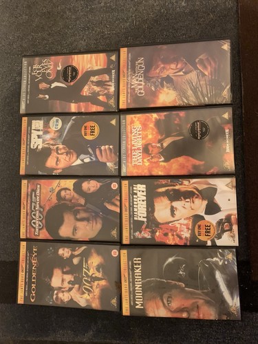 James bond vhs - james,