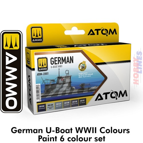 German boot wwii paint set - wwii, 6