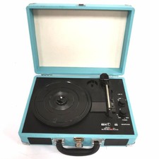 Akura Retro Record Player AITVS-550BTRB Teal Blue Music RMF29-SJT