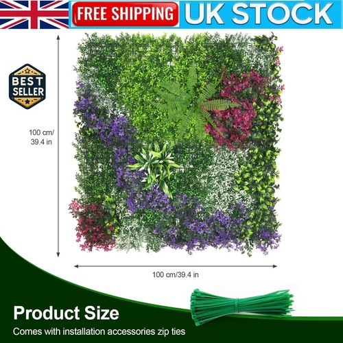 Artificial living wall hedge - artificial,