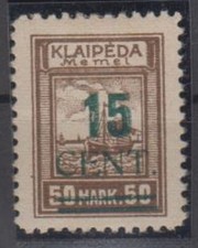 Memel - No. 234 unused -