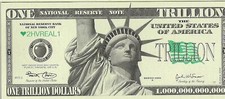One trillion dollar - trillion,