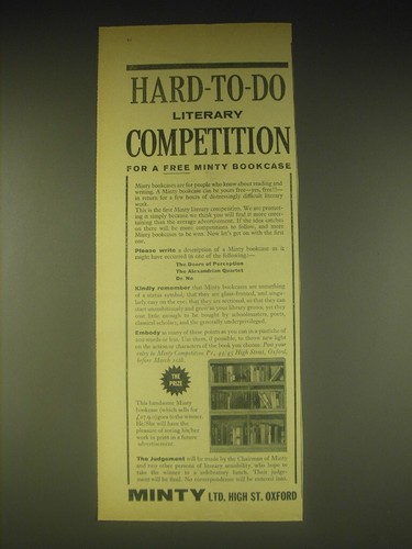 1962 minty bookcases - minty,