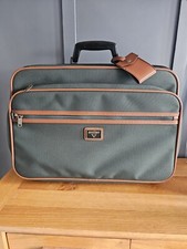 Vintage Antler Suitcase Green Lockable Breifcase Style Immaculate Condition