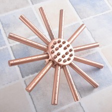 8" inch Antique Red Copper Sun