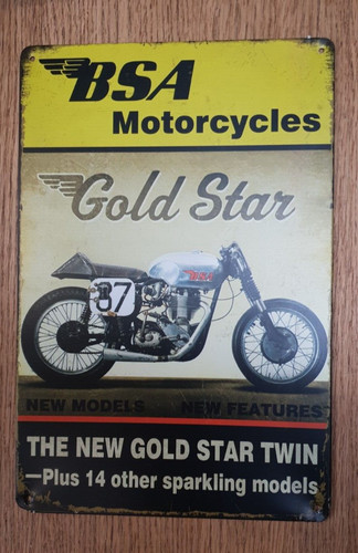 Bsa motocycles gold star - bsa,