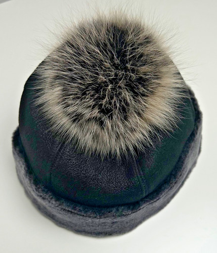 Sheepskin suede hat - sheepskin,