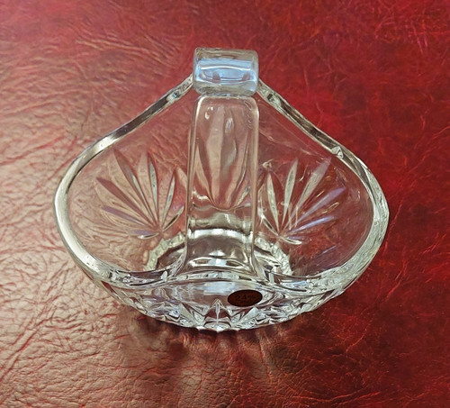 Bohemia crystal glass basket
