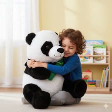 Giant 80cm Panda Plush Stuffed