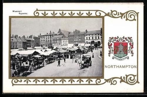 Northhampton market square - market,