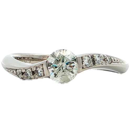 42ct 07ct diamond - 0.42ct, ring