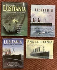RMS Lusitania Books x 4