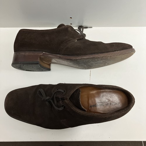 Frank wright men brown - brown, suede