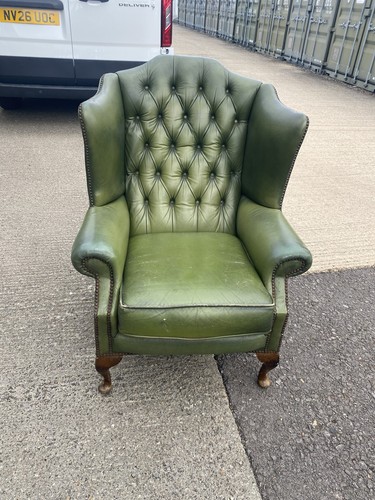 Wing leather armchair - wing,