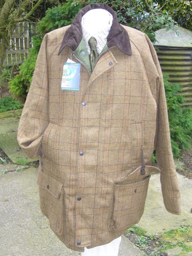 Waterproof tweed coat - waterproof,