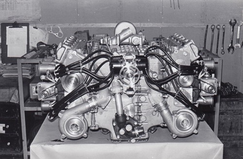 Brm h16 engine block car - engine,