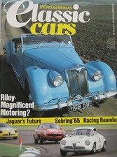 Classic Cars magazine September 1984 featuring Panhard, Alfa Romeo 6C, Lancia