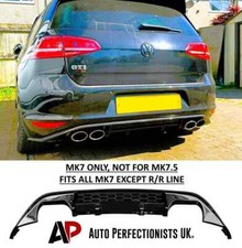 VW Golf GTD MK7 QUAD TIPS Rear