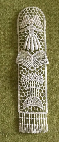 Lace bookmark christian - lace,