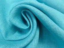 TURQUOISE HESSIAN JUTE Fabric