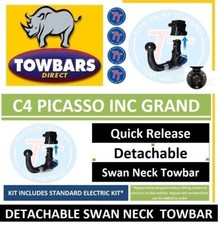 Detachable Swan Neck Towbar