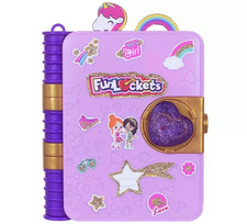FunLockets Girl’s Diary Secret Journal Glitter Edition Secret Lockable - USED