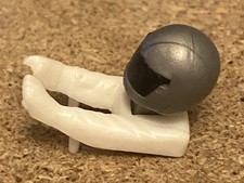 Scalextric old F1 silver head