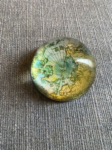Large glass dome map - dome,