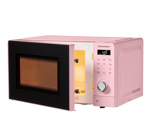 Silvercrest pink microwave - silvercrest,