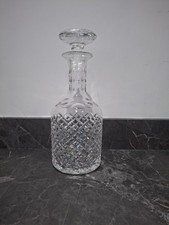 Crystal Cut Glass Whiskey/Brandy Decanter With Stopper