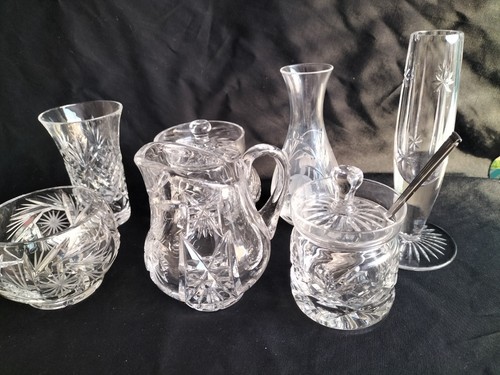 Lead crystal vases - &, tableware