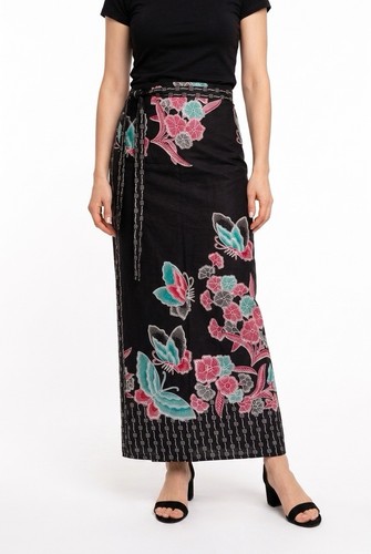 Batik skirt sarong style wrap - skirt,