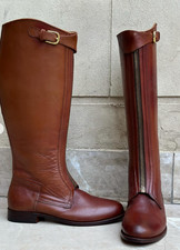 Men's Brown Leather Riding