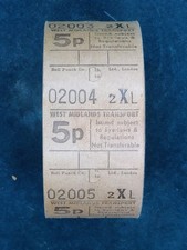 WEST MIDLANDS TRANSPORT 5p BUS