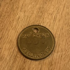 Original Kellingley Colliery Pit Check Token Tally 152
