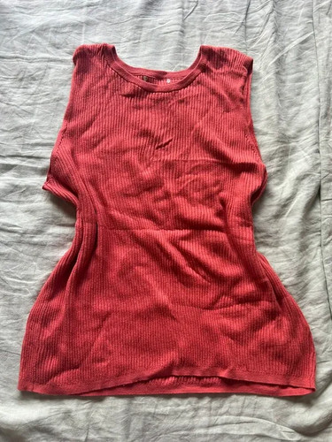 Coral cotton blend knit - tu,