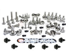 TL1000S 1997-2001 Stainless steel screen & fairing bolts well nuts push clips