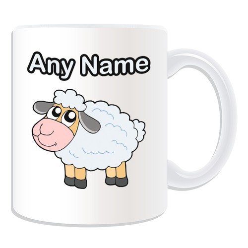 Personalised gift lamb - personalised, mug