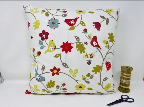 Scandi bird cushion cover rust - bird,