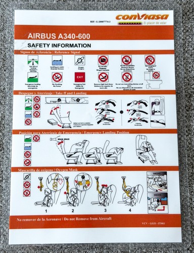 Safety card conviasa - safety,