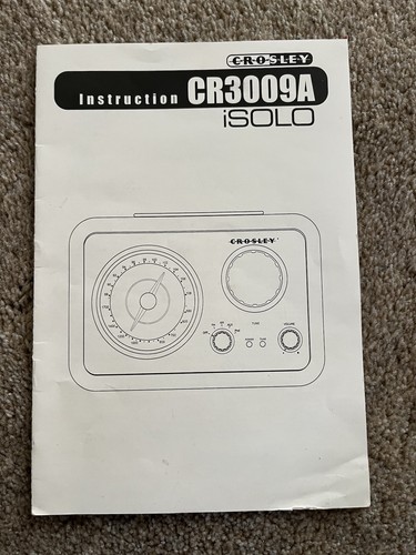 Crosley isolo radio - crosley,