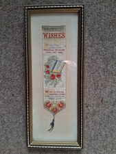 Thomas Stevens Antique Stevengraph - Framed Silk Bookmark