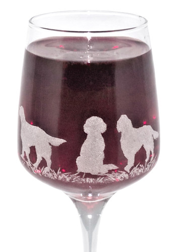 Engraved english setter wine - engraved, 'english
