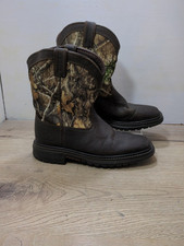 ROCKY Big Kids' Ride FLX Waterproof Western Boot- Size 2 Uk- Great Condition