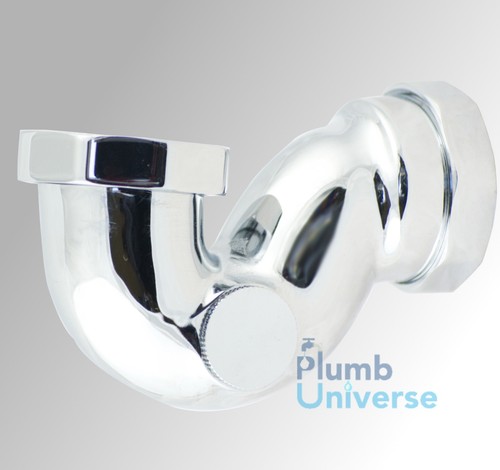 Chrome shallow bath trap low - bath, trap.