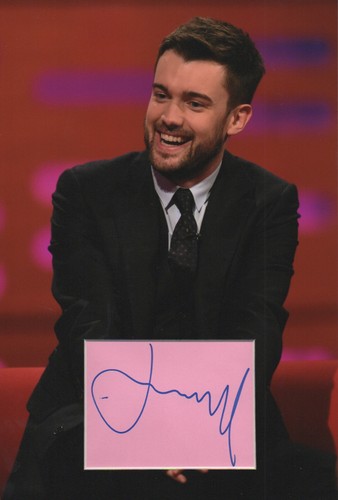 Jack whitehall signed - signed, 12x8