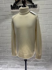 CP company Fleece Knit Turtleneck Sweater in alpaca soft  wool - Large